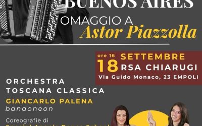 Da Roma a Buenos Aires: la musica di Piazzolla arriva nel giardino della Rsa Chiarugi